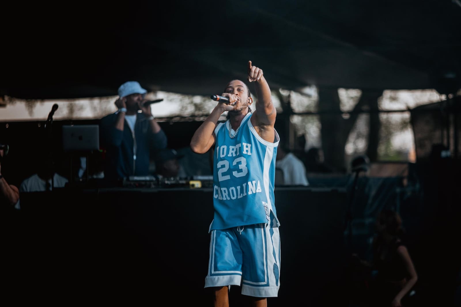Ludacris sings at Dreamville Festival in Raleigh, April 2025