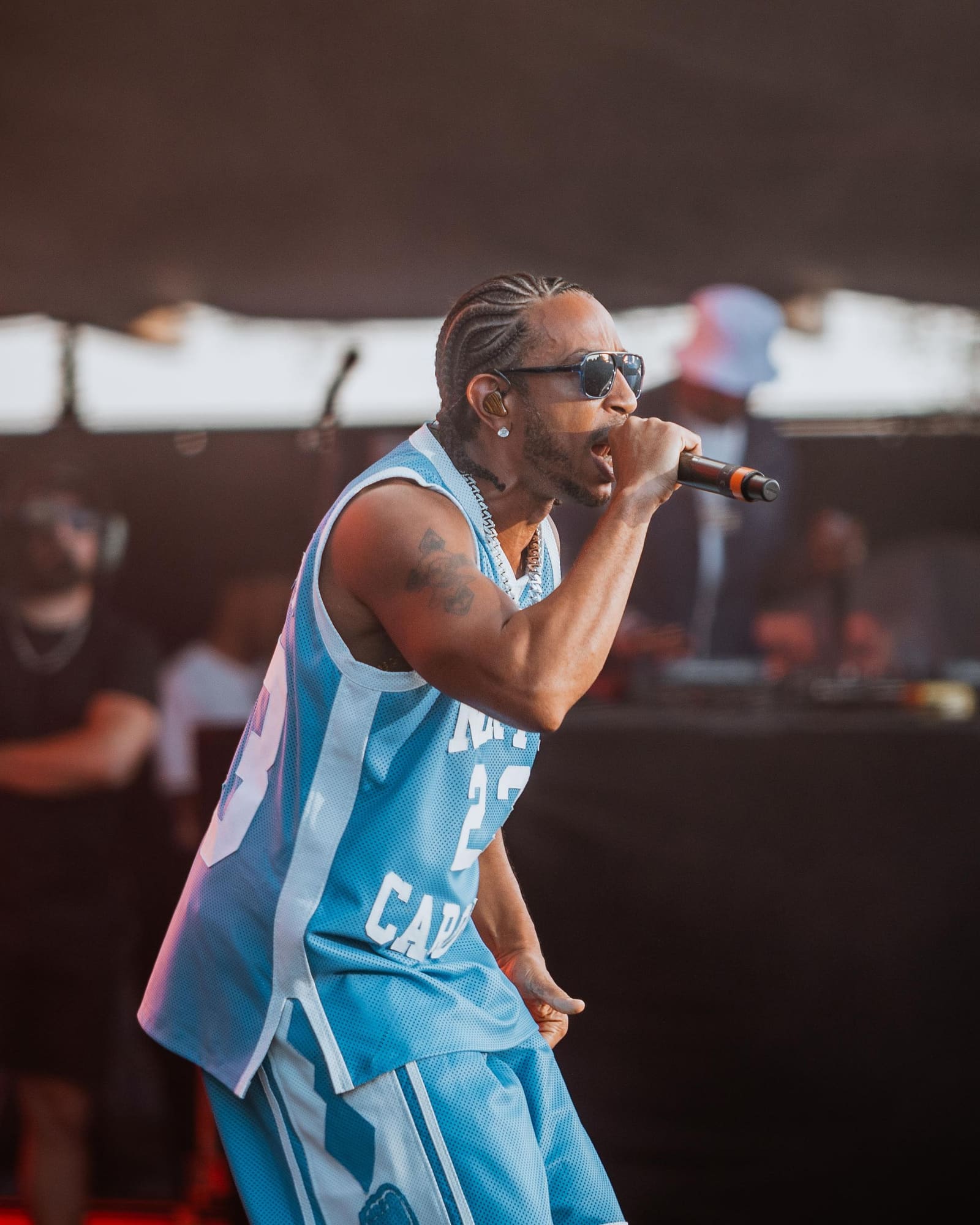 Ludacris performs at Dreamville Festival in Raleigh, April 2025