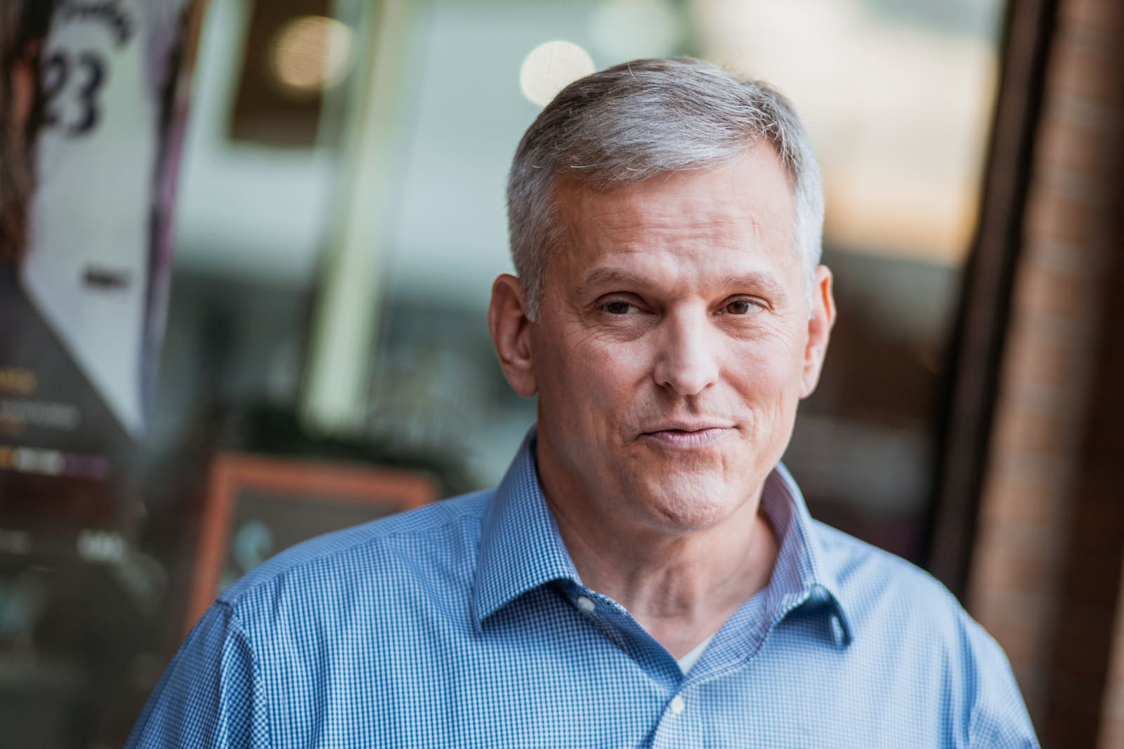Josh Stein in a close portrait